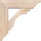 Ekena Millwork Olympic Traditional Smooth Bracket w/ Offset Brace, Douglas Fir, 5 1/2"W x 18"D x 18"H BKT0604X18X18OLY01SDF - alternate 3